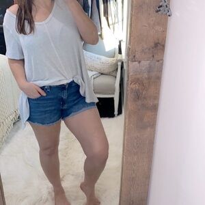 Levi’s high rise denim shorts size 12/31